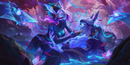 Spirit Blossom Evelynn "Legends of Runeterra" Illustration 2 (by Riot Contracted Artists Envar Studio)