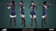 Caitlyn "Arcane" Model 3 (by Riot Contracted Artists Fortiche Productions)