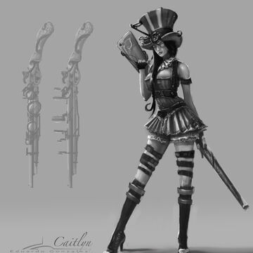 Caitlyn Development League Of Legends Wiki Fandom