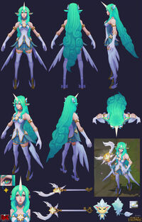 Sternenwächterin Soraka Model 6 (vom Riot-Künstler Yekaterina Bourykina)