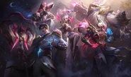 T1 Bard, Jayce, Jinx, Lee Sin, and Orianna