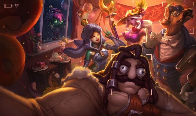 Poro in the 2015 April Fools Splash (as a balloon above Nami)