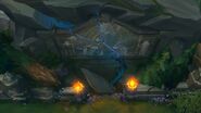 Summoners Rift stone wall carvings