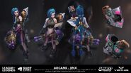Arcane Jinx "League of Legends" Model 1 (by Riot Contracted Artists Virtuos Studio)