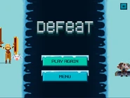 Defeat Screen