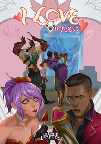 Draven Valentinstag 2017 Karte Promo (vom angestellten Riot-Künstler Katherine 'Suqling' Su)