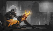 PROJECT: Vi Splash Concept 1 (by Riot Artist Esben Lash Rasmussen)