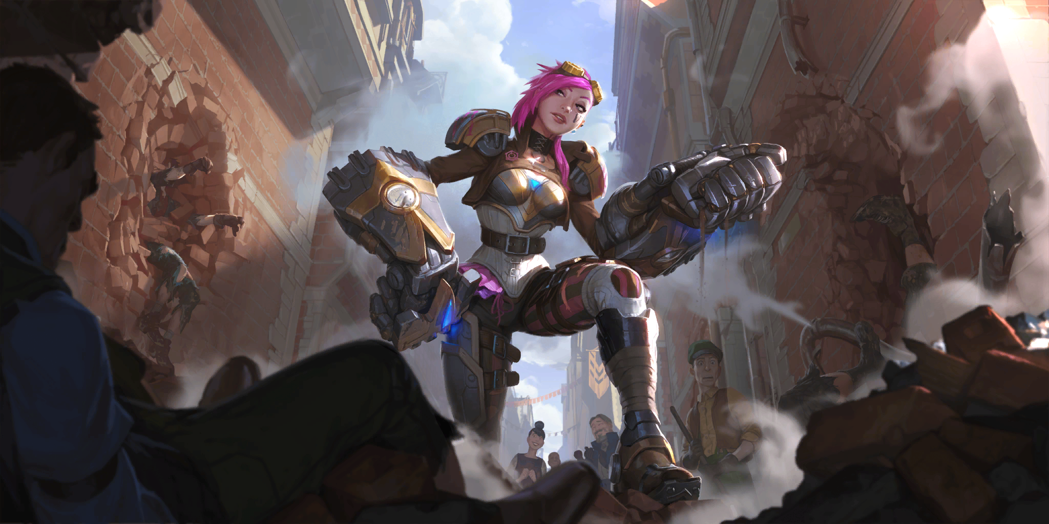 vi the piltover enforcer concept art