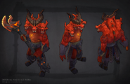 Infernal Nasus Model 1 (by Riot Artist Cody 'Sstrikerr' Bunt)