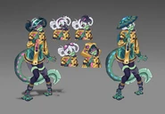 Neeko StreetDemons Concept 02.jpg (391 KB) Street Demons Neeko Concept 2 (by Riot Artist Rachael 'Tart' Cross)