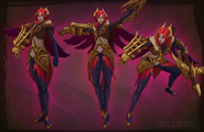 Phoenix Quinn Model 2 (by Riot Artist Maddy 'MissMaddy' Taylor Kenyon)