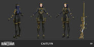 Caitlyn "Legends of Runeterra" Model (by Riot Contracted Artists Kudos Productions)