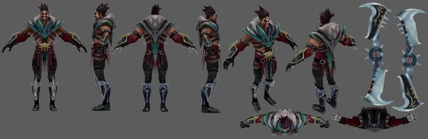 Draven Model 4 (vom Riot-Künstler Oscar 'shadowMacuahuitl' Monteon)