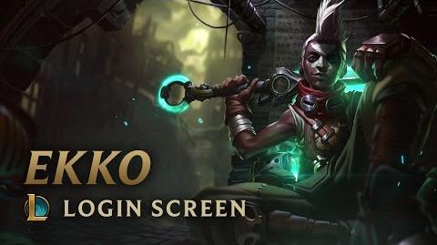 Ekko, the Boy Who Shattered Time - Login Screen