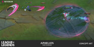 Spirit Blossom Aphelios Concept 7 (by Riot Contracted Artist Roy Zhang)