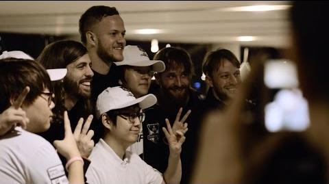 Behind the Scenes Imagine Dragons at Worlds