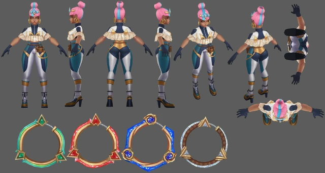 Prestige True Damage Qiyana Model