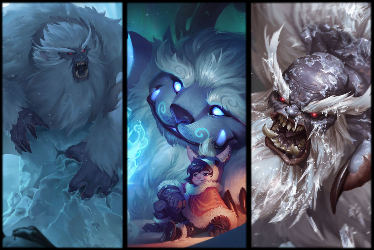 https://static.wikia.nocookie.net/leagueoflegends/images/f/fa/Yeti_Species_Collage.jpg/revision/latest/scale-to-width-down/1200?cb=20210624191439