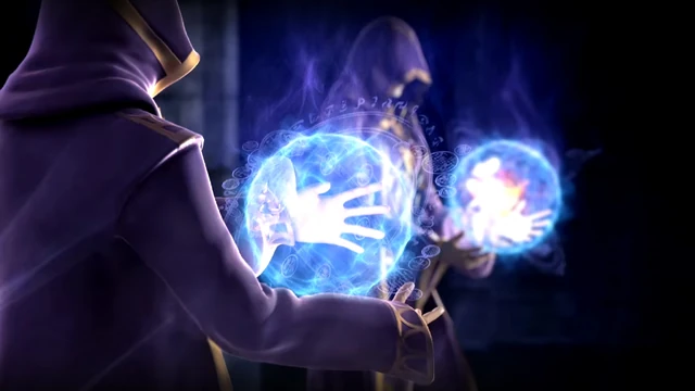 Summoning matrix used to command a champion