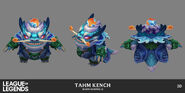 Shan Hai Scrolls Tahm Kench Model 2 (by Riot Contracted Artist Kudos Productions)