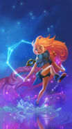 Zoe "The Aspect of Twilight" Illustration 1 (by Riot Artist Elena 'Hellstern' Bespalova)