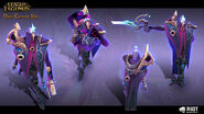 Dark Cosmic Jhin Model 3 (by Riot Artist Duy Khanh Nguyen)