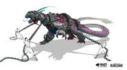 Thrashing Snapper "Legends of Runeterra" Concept (by Riot Artist Chelsea 'Ishutani' Du)