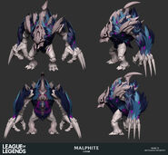 Old God Malphite Model 1 (by Riot Contracted Artist Hank Fu)