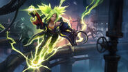 Zeri "The Unexpected Spark" Illustration (by Riot Contracted Artists Grafit Studio)