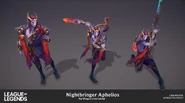 Nightbringer Aphelios Model 4 (by Riot Artist Liem Nguyen)