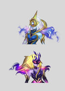 Cosmic and Dark Cosmic Lux Concept (by Riot Artist Oscar Vega)