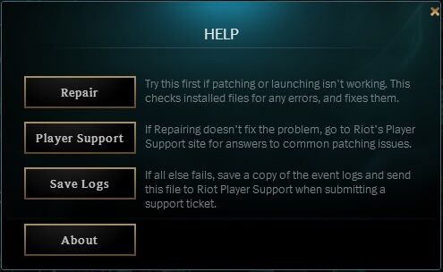 Installing the updated League client – League of Legends Support