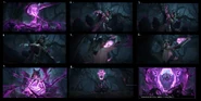 Coven Ahri "Legends of Runeterra" Level Up Concept 2 (by Riot Contracted Artists chenkun)