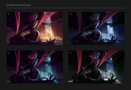 Evelynn Update Splash Concept 2 (by Riot Artist Jessica 'OwleyCat' Oyhenart)