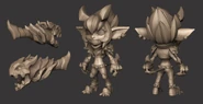 Little Demon Tristana Model 2 (by Riot Artist Trevor Carr)