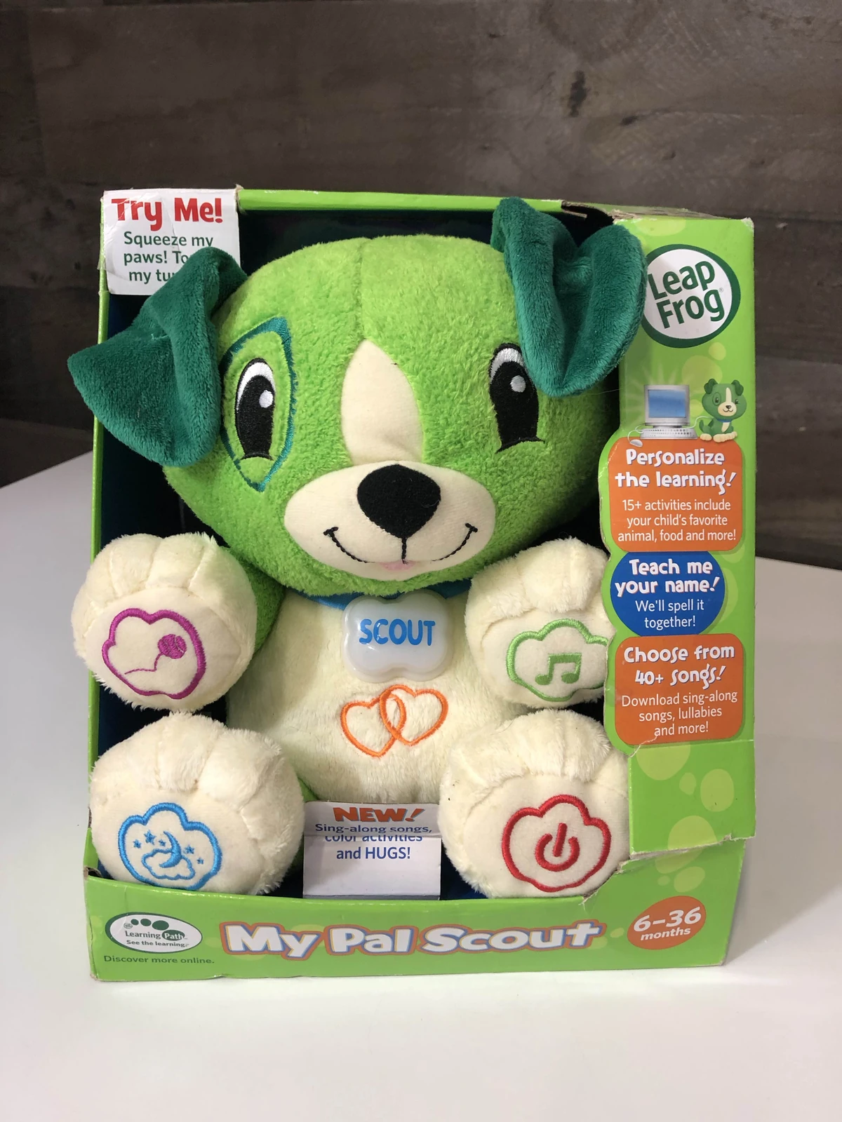 Paw Patrol Toys LeapFrog, My Pal Scout, Plush Puppy, Learning Toy