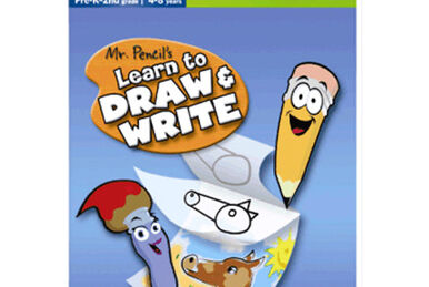 Leapfrog Leapster MR PENCIL'S LEARN TO DRAW & WRITE -- Works with Leapster  1 & 2