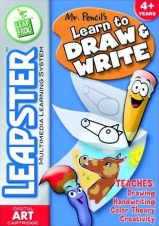 Leapfrog Leapster MR PENCIL'S LEARN TO DRAW & WRITE -- Works with