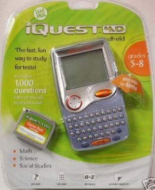 NEW Leap Frog iQuest Social Studies Grade 6 7 8 Cartridge Handheld Learning  Game