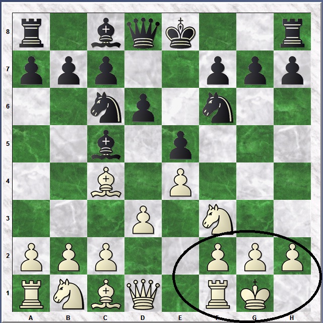 Chess long castling 