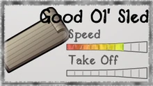 Good Ol' Sled