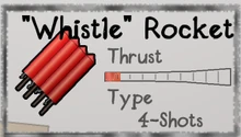 "Whistle" Rocket