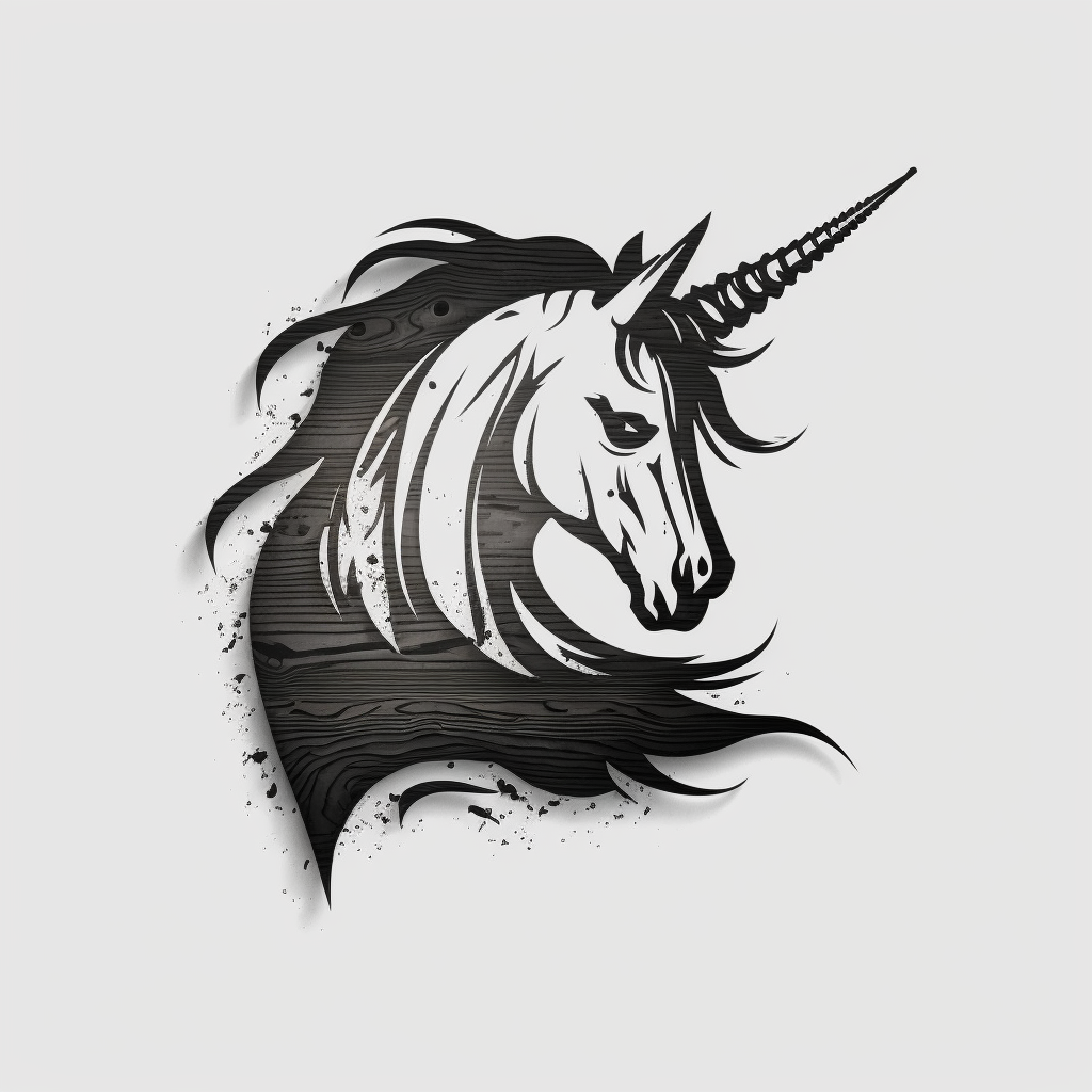 3 Headed unicorn Art Print by Wheel of Fortune