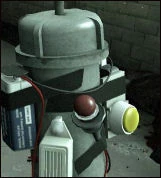 A close up of the final version of the Pipe Bomb