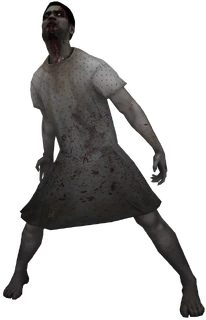 An Infected hospital patient.