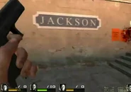 The L4D2 prerelease showing the original name: "Jackson Park".