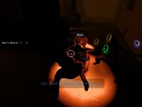 Snared Nick while the other three have jumped down.