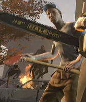 Ellis as he appears in the Left 4 Dead 2 E3 2009 teaser.