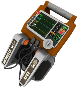 Defibrillator transparent