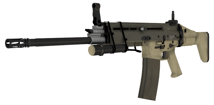 FN SCAR-17 Tactical (COD MW 2019) (AK47) v2 (Mod) for Left 4 Dead 2 